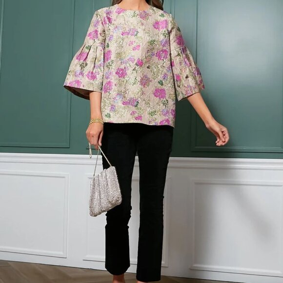 Tuckernuck Duchess Harper Bell Sleeve Blouse - Picture 6 of 6